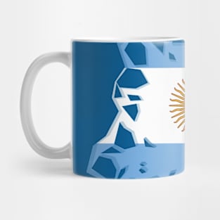 Argentina Distressed patterns Mug